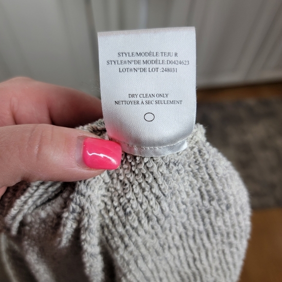 Theory wool-blend gray sweater dress - Picture 14 of 16